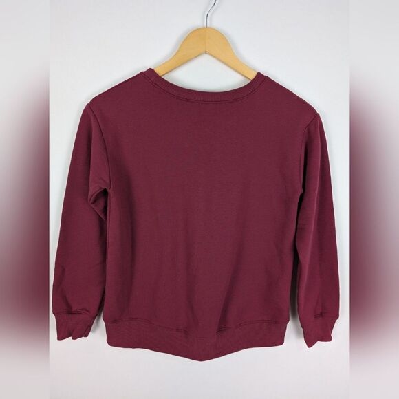LOL Surprise! Dolls Girls Burgundy Crewneck Sweatshirt Kids Size Large (14) - Picture 2 of 3
